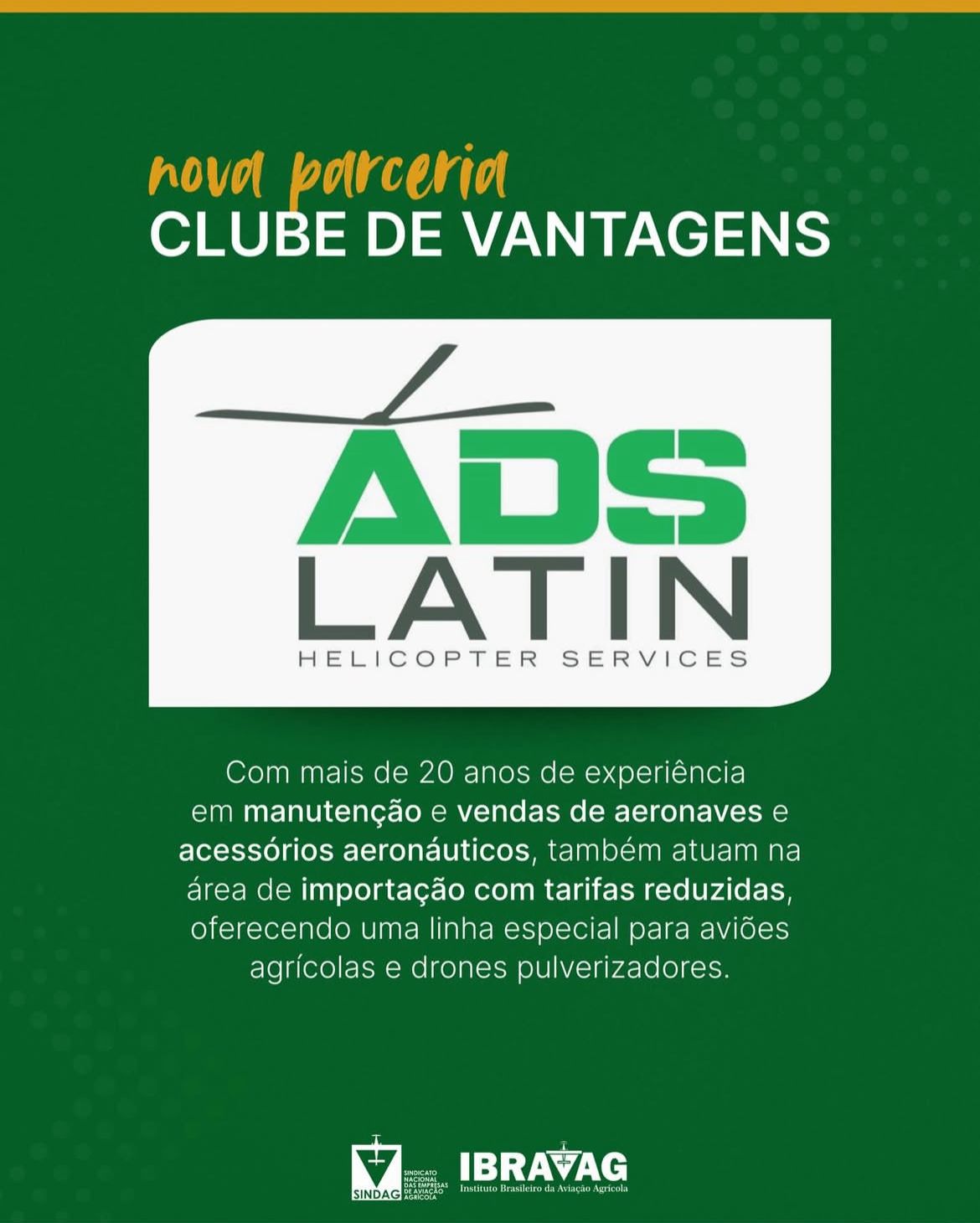 ADS Latin é a nova parceira do SINDAG no Clube de Vantagens